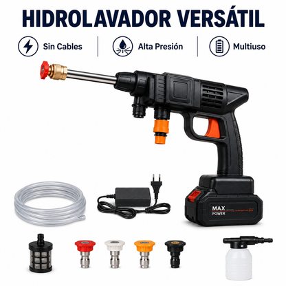 Hidrolavadora Portátil Más Versátil Autos, Jardín y Piscina