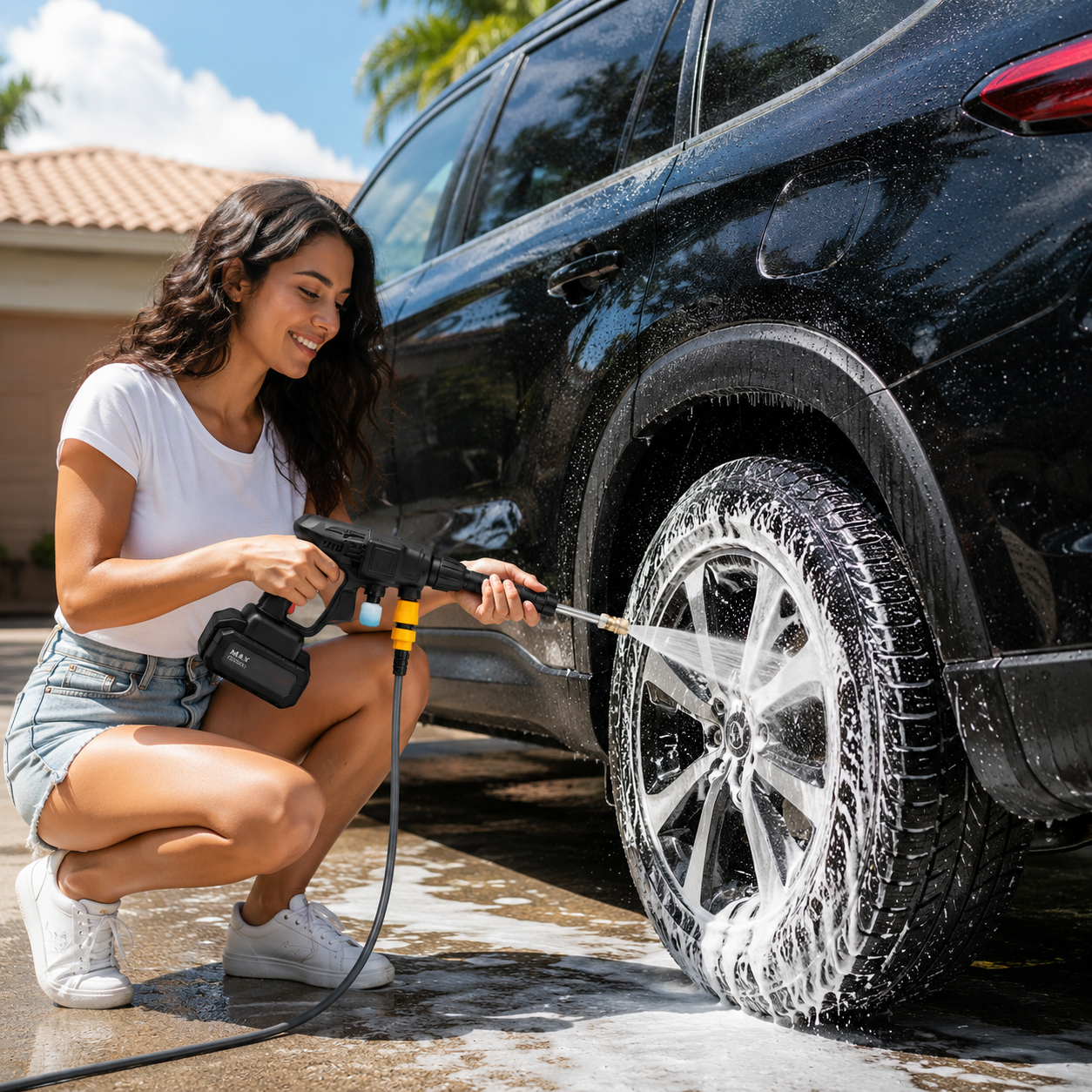 Hidrolavadora Portátil Más Versátil Autos, Jardín y Piscina